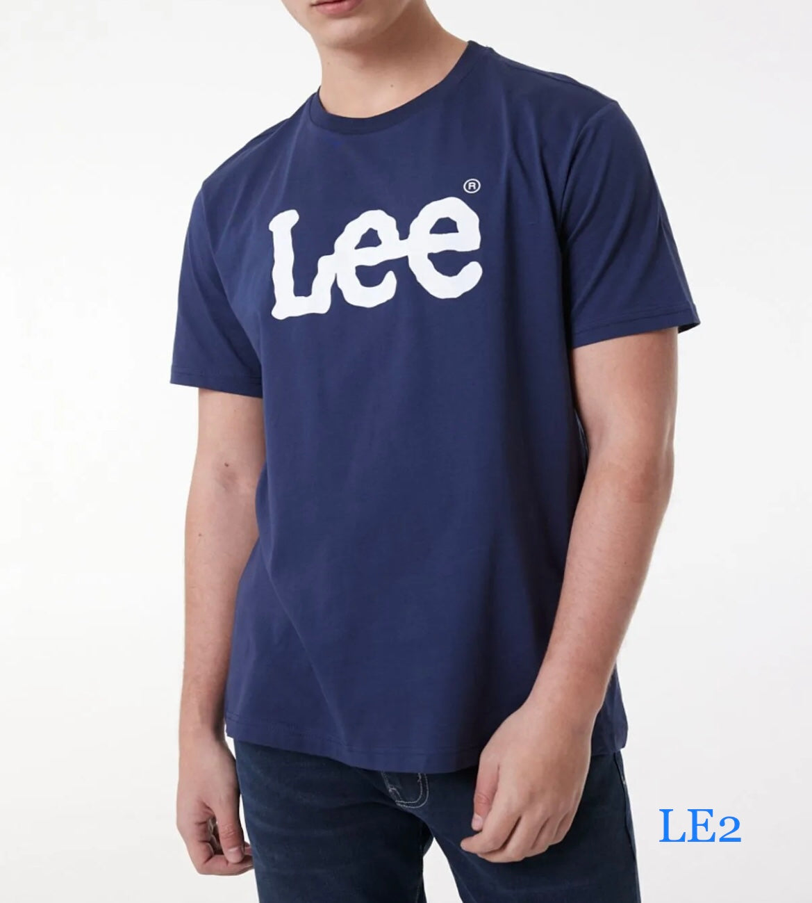 Lee - Simple Design - Dark Blue - Regular Fit T-Shirt