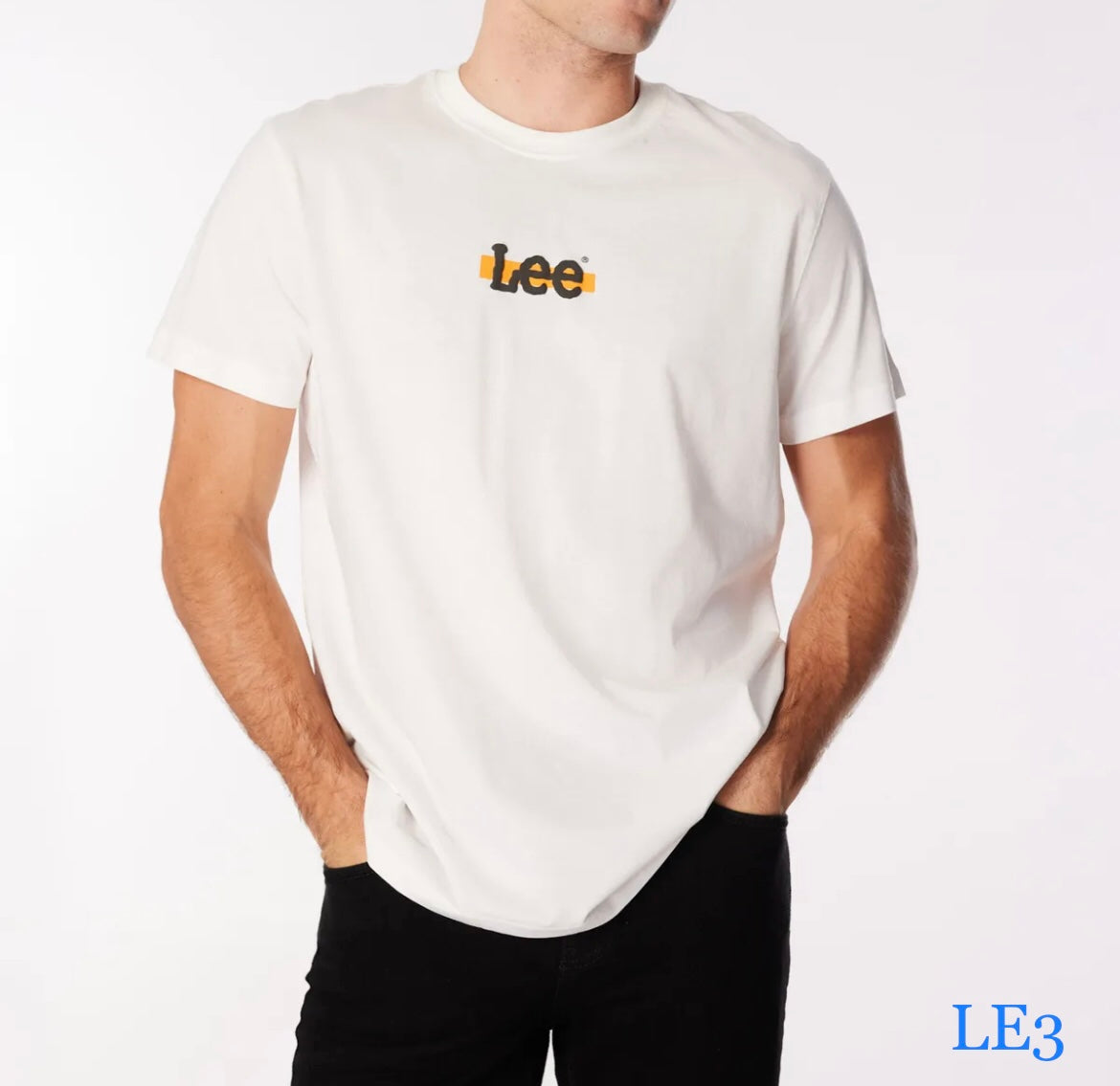 Lee - Small Logo - White T-Shirt