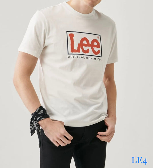 Lee - Big Logo - White - Regular Fit T-Shirt