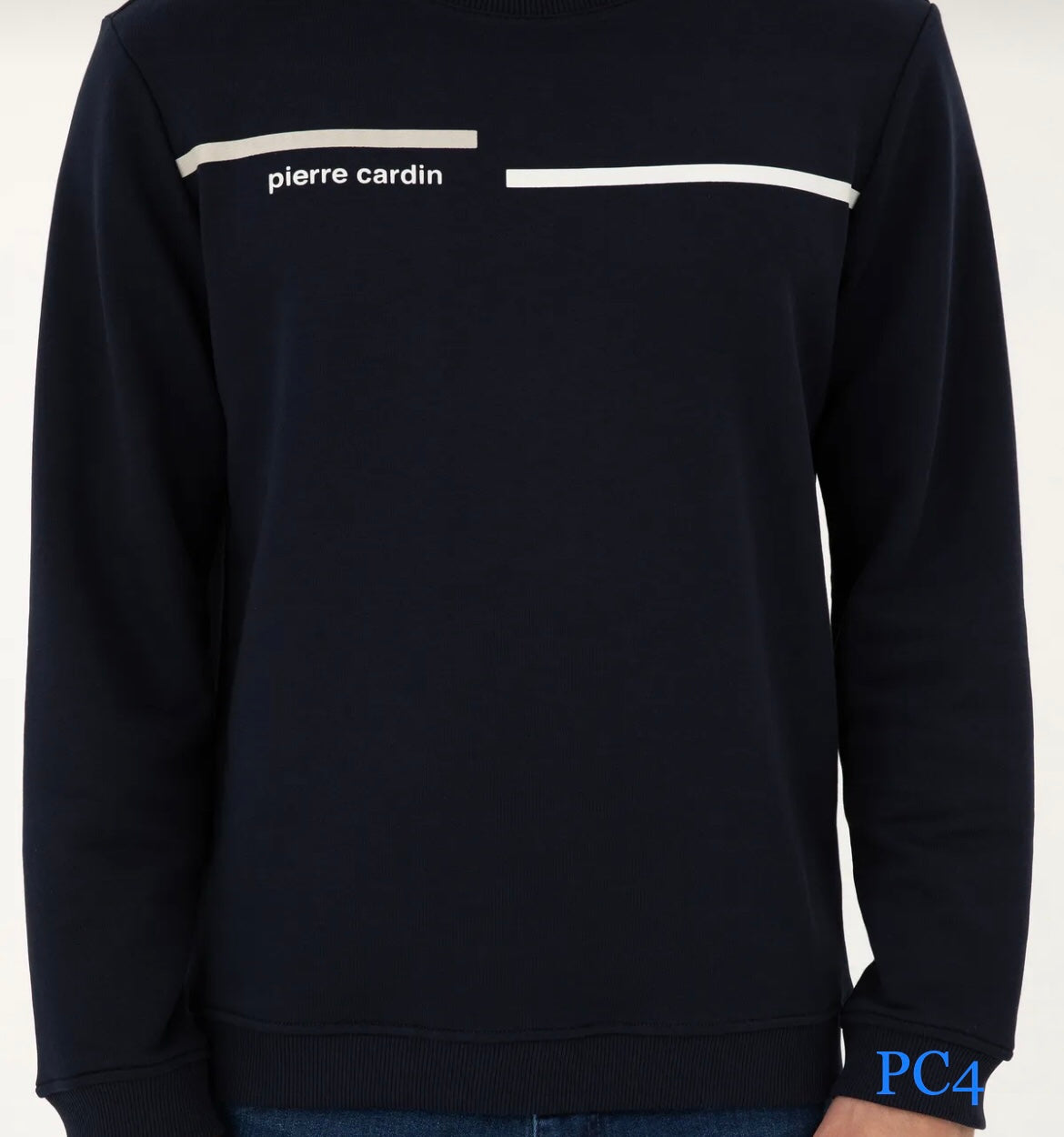 Pierre Cardin - Simple - Dark Blue - Regular Fit Sweatshirt