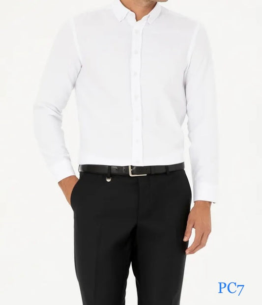 Pierre Cardin - Basic - White - Slim Fit Shirt